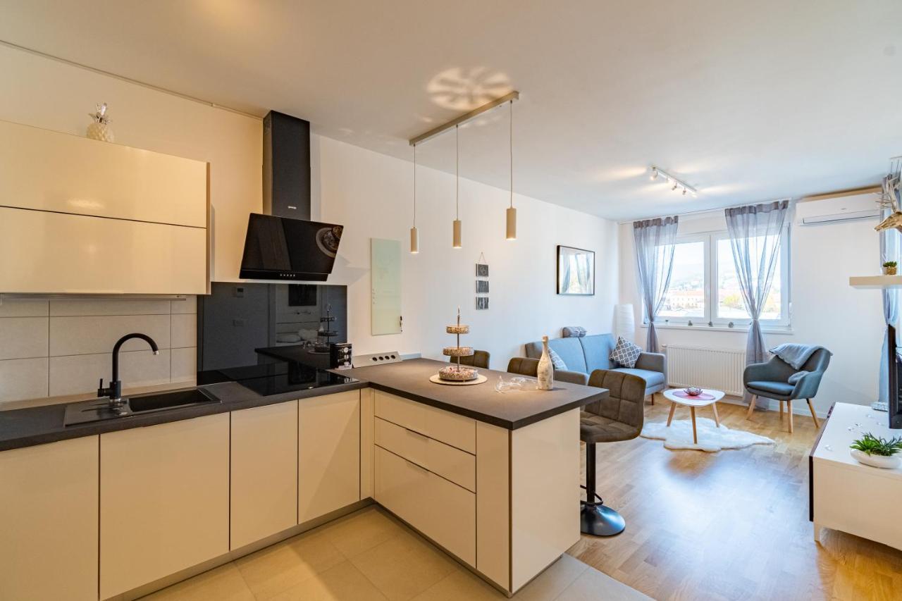 Flexible Selfcheckins 25 - Zagreb - Garage - Loggia - New - Luxury Lejlighed Eksteriør billede